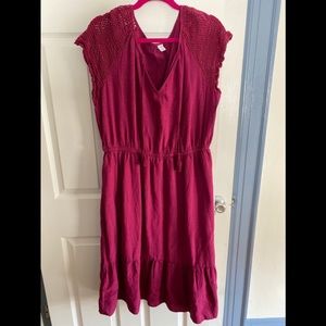 Cotton cap sleeve summer dress